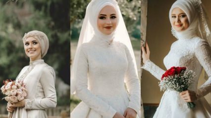 Svatební modely čelenek v hidžácké módě 2019 