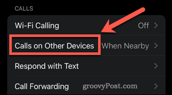 iphone hovory na jiných zařízeních