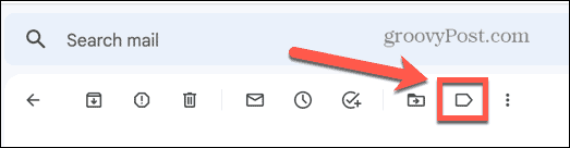 ikona štítků gmail