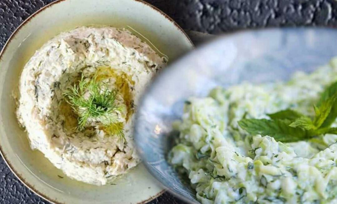 Jak připravit předkrm Nuraniye z regionu Ege? Recept na zdravý salát Nuraniye Meze!
