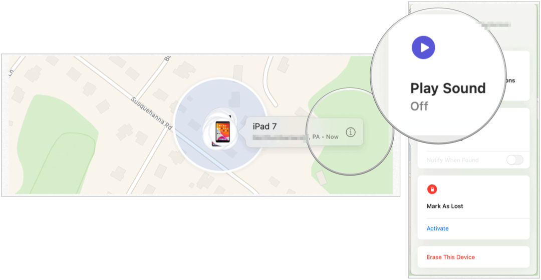 Používání Apple Find My App na Macu