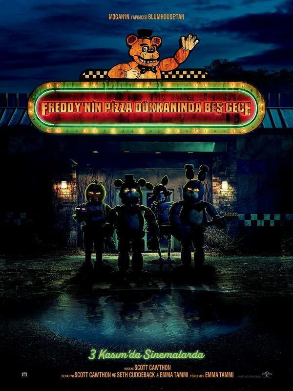Filmový plakát Five Nights at Freddy's Pizza
