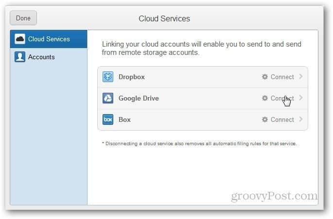 Automatické odesílání příloh Gmailu na Disk Google, Dropbox a Box