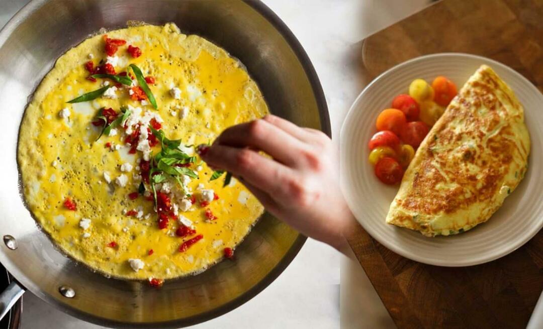 Recept na nadýchanou omeletu, která je nadýchaná jako obláček! Jak vyrobit míchané vajíčko z vajec?