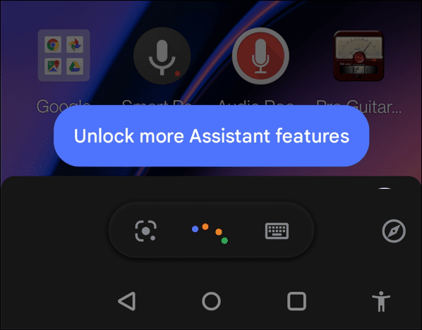spusťte Google Assistant