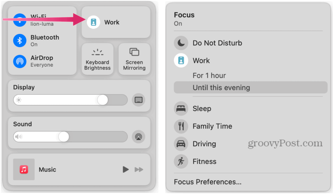 Jak používat Apple Focus na Macu pro lepší koncentraci