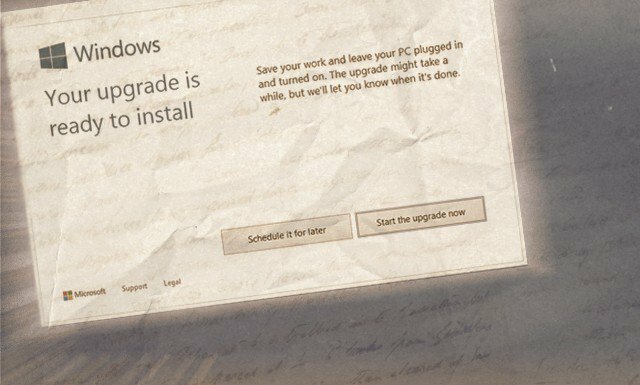 Oznámení o upgradu na systém Windows 10