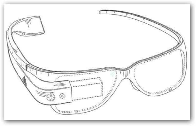 Design skla Google Project Glass je patentován