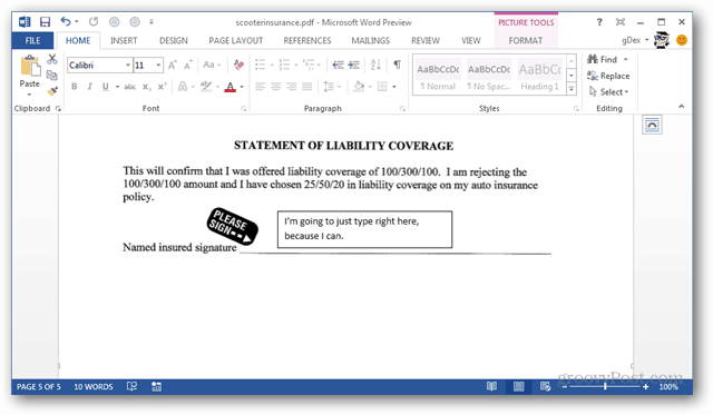 office 2013 pdf editor