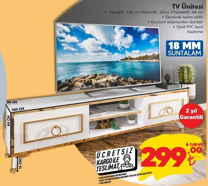 Jak koupit dřevotřískovou televizní jednotku prodávanou v Şoku? Funkce šokové TV
