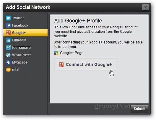 Automatické příspěvky Google Plus 2