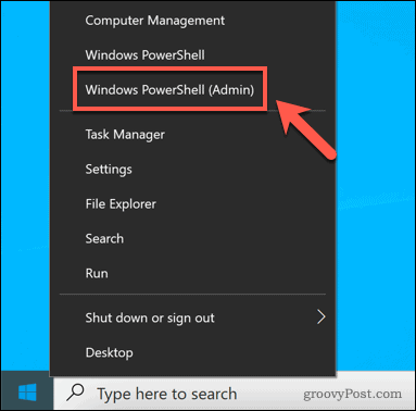 Spuštění nového okna Windows PowerShell