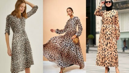 Jak zkombinovat oblečení leopardího vzoru? 2020 leopardské modely vzorů